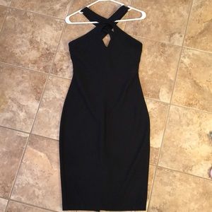 Express black cocktail dress Sz 4 EUC